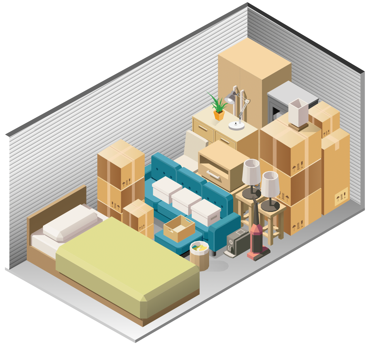 Storage Unit Size Guide - Secure Storage Southeast - Our 8 Available Sizes